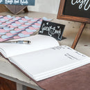 Wedding Guest Book - Leather Journal - Personalized - Ox & Pine Leather Goods 