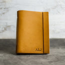 Classic Personalized Leather Journal with Professional Elastic Closure