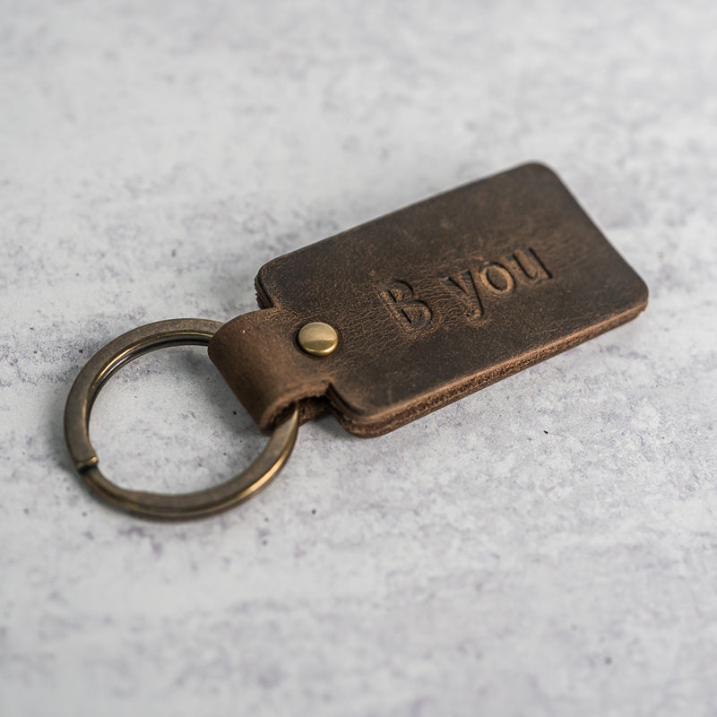 Business Key Chain, Custom Branded Keyring, Double Sided Custom