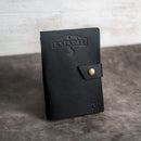 Refillable Leather Adventure Journal with Snap Closure | Personalized Travel Gift | Travel Notebook | Leather Journal