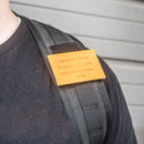 Education is the key | Leather Patch with Hook and Optional Loop Fastener