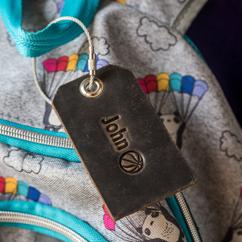 Personalized Backpack Luggage Tag | Personalized with Name and Symbol | Back to School
