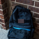 Dream Big Aim High Leather Patch with Optional Hook and Loop Fastener |