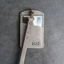 Leather ID Card Holder with Lanyard | Personalized Leather Badge Holder with Lanyard