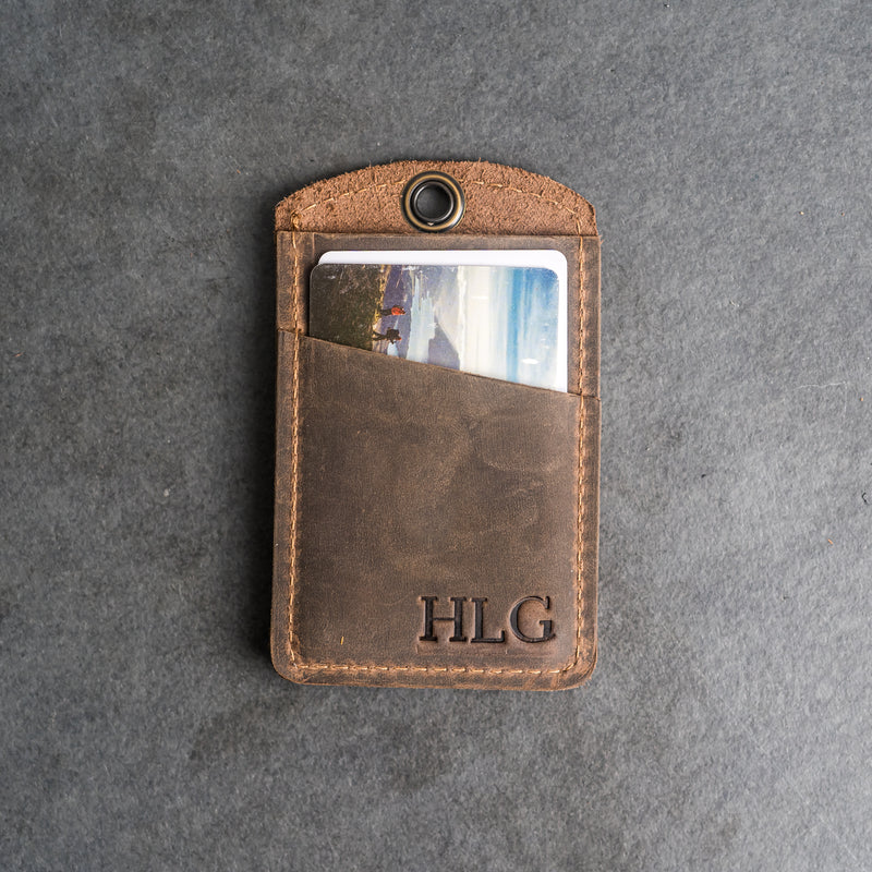 Leather ID Card Holder | ID Badge Holder