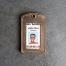 Leather ID Card Holder | ID Badge Holder