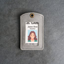 Leather ID Card Holder | ID Badge Holder