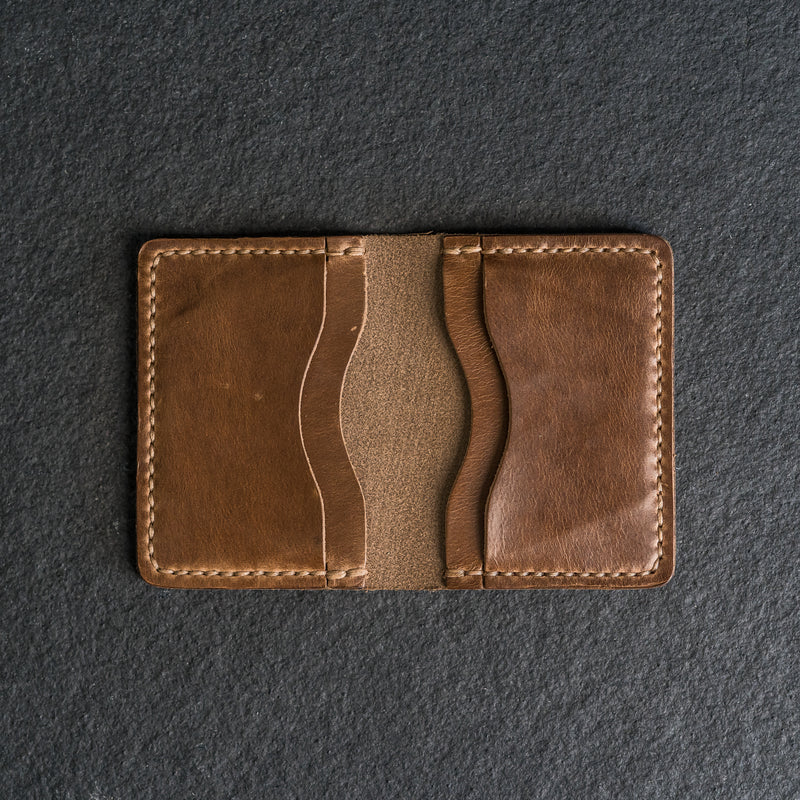 Personalised Mens Bifold Wallet Brown Real Leather Wallet 