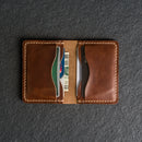 5 Pocket Bifold Wallet - Personalized Leather Wallet