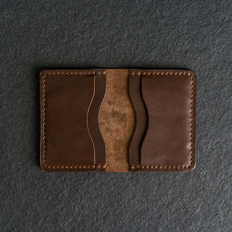 Personalized Wallet Bifold Brown Real Leather Wallet 