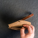 Wristlet Zipper Wallet - Personalized Leather Wallet