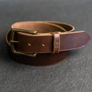 1.5" Leather Belt - Personalized Leather Belt