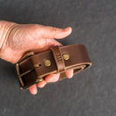 1.5" Leather Belt - Personalized Leather Belt