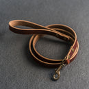 Classic Dog Leash - Personalized Leather Dog Leash