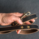Classic Dog Leash - Personalized Leather Dog Leash