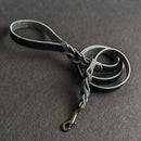 Braided Dog Leash - Personalized Leather Dog Leash