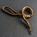 Braided Dog Leash - Personalized Leather Dog Leash