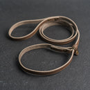 Slip Lead Dog Leash - Personalized Leather Dog Leash