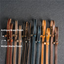 Slip Lead Dog Leash - Personalized Leather Dog Leash