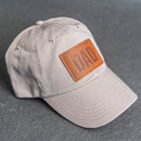Leather Patch Unstructured Style Hat - Dad Stamp