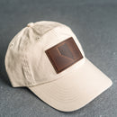 Leather Patch Unstructured Style Hat - Nevada Stamp