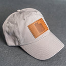 Leather Patch Unstructured Style Hat - Utah Stamp