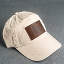 Leather Patch Unstructured Style Hat - Utah Stamp