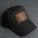 Leather Patch Unstructured Style Hat - California Flag Stamp