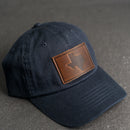 Leather Patch Unstructured Style Hat - Texas Stamp