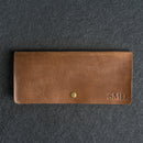 Long Wallet - Single Sided - Personalized Leather Wallet