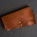Long Wallet - Single Sided - Personalized Leather Wallet