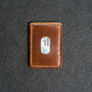 Two Pocket Wallet with D-Ring and Optional Wristlet - Personalized Leather Wallet