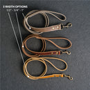 Classic Dog Leash - Personalized Leather Dog Leash