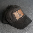 Leather Patch Unstructured Style Hat - Idaho Stamp