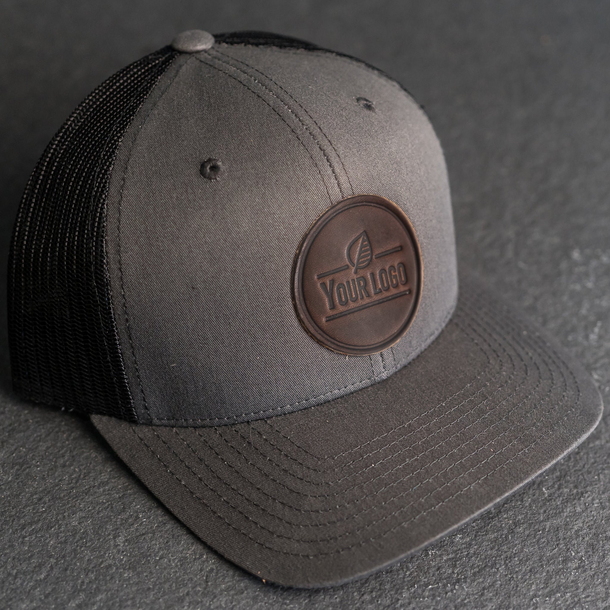 Emblem Mesh Hat ⬥ Black – Zillionaire Goat Club