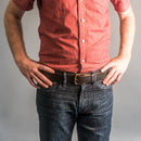 1.5" Leather Belt - Personalized Leather Belt