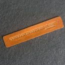 A book is a gift... - Leather Bookmark