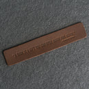 A book is a gift... - Leather Bookmark