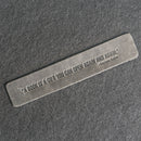 A book is a gift... - Leather Bookmark