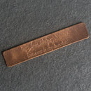 Love Story Quote - Leather Bookmark
