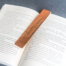 Love Story Quote - Leather Bookmark