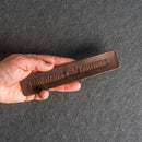 Bookmarks are for QUITTERS - Leather Bookmark