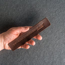 A book is a gift... - Leather Bookmark