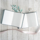 His and Hers Personalized Leather Vow Book with Name and/or Date Pocket Notebook