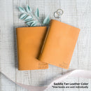 Personalized Leather Vow Book