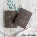 Personalized Leather Vow Book