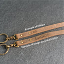 Personalized Premium Leather Lanyards