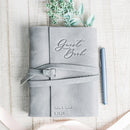 Personalized 6x8 Leather Wedding Guest Book
