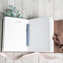 Personalized 6x8 Leather Wedding Guest Book