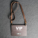 Personalized Leather Event Lanyards